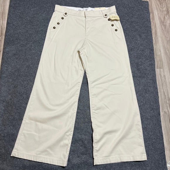 St John Bay Denim - St. John's Bay Womens High Rise Wide Leg Birch Jean Size 16